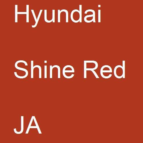 Hyundai, Shine Red, JA.